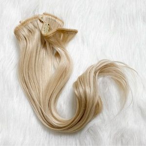 Full Shine blonde 18in human hair extensions